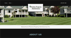 Desktop Screenshot of pristinepropertymaintenance.com