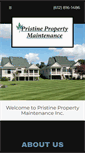 Mobile Screenshot of pristinepropertymaintenance.com